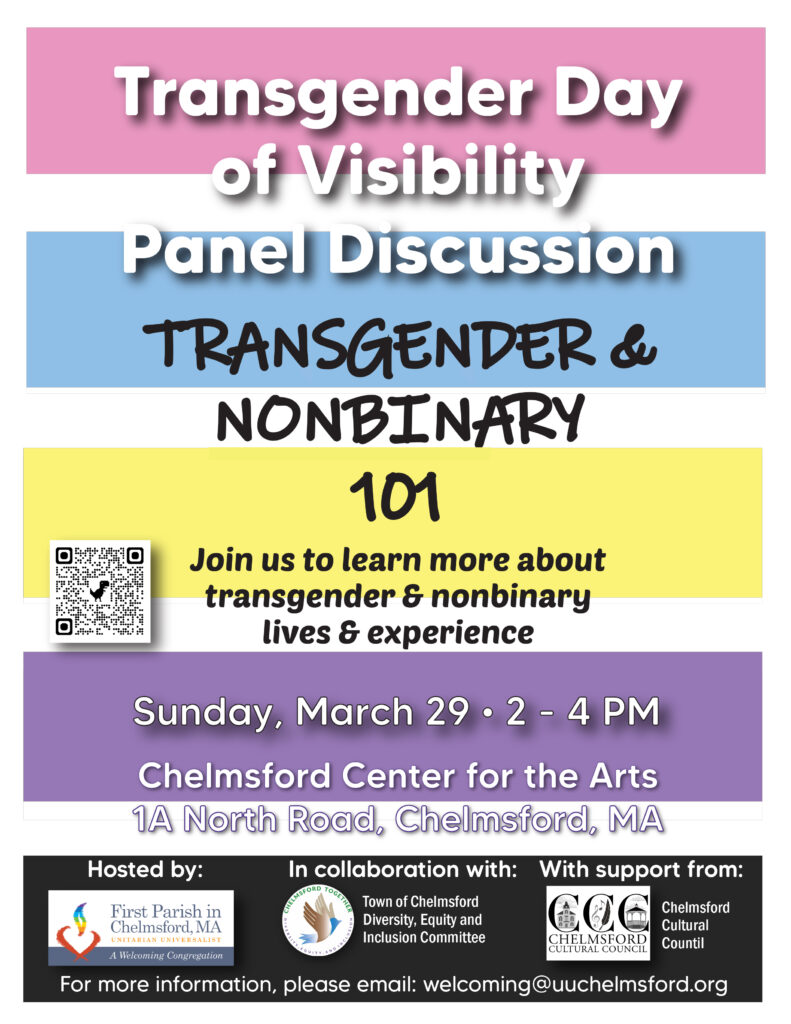 Transgender Day Of Visibility 3/29/26 2-4pm